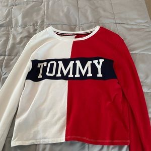 Tommy Hilfiger cropped long sleeve top